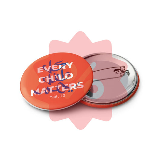 khamsa🖐🏽 / Every Child Matters – Pack of 5 - Round Pin Buttons - 5.7 cm / 2.24 in