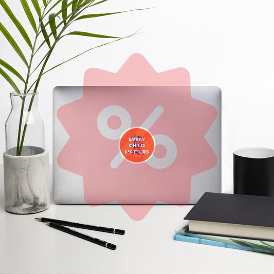 khamsa🖐🏽 / Every Child Matters – Pack of 5 - Round Stickers - 5 cm / 1.97 in